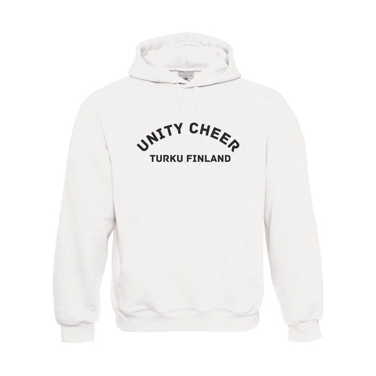 Unity Cheer B&C huppari tekstipainatuksella